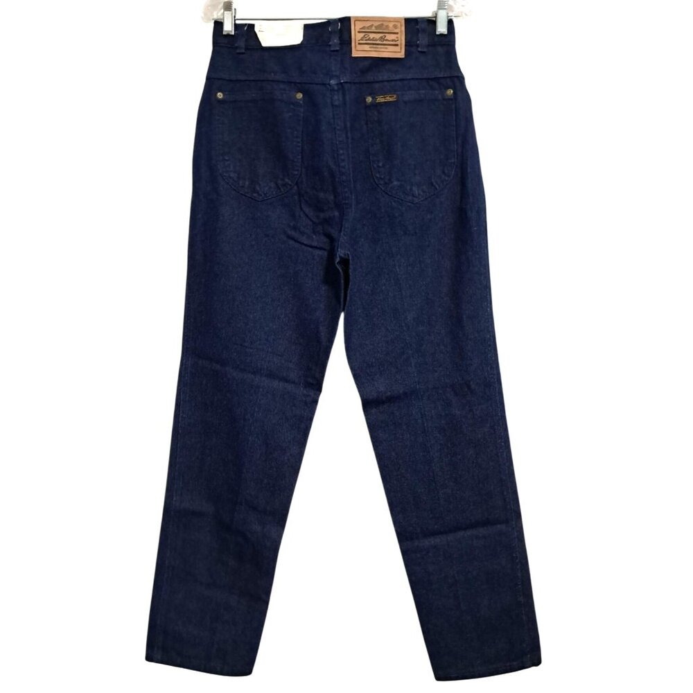 Vintage Eddie Bauer NOS Mom Jeans High Waist Navy Sz 16 30x32 Deadstock‎
